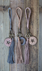 For Sarah M - use braided leather portion with a metal key attached at the end for a bookmark: 