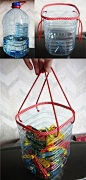 DIY Plastic Bottle Basket