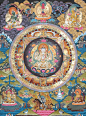 Chenrezig mandala symbolizing the embodiment of compassion.