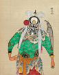 十九世纪京剧人物肖像 |  清朝 （1644–1911）