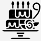 蛋糕周年纪念面包店 标志 UI图标 设计图片 免费下载 页面网页 平面电商 创意素材