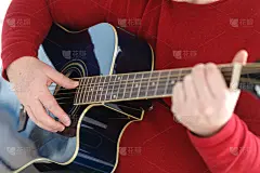 选择对焦,特写,图像,吉他,进行中,歌手,流行音乐会,水平画幅,手指,商店