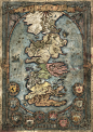 Westeros Map - Game of Thrones by FrancescaBaerald