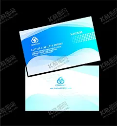 蓝色名片模板  【酷图网】蓝色,科技,元素,名片,模板,企业,模具