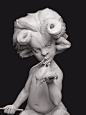 Pan, Sebastian Schoellhammer : This was inspired by one of Claire Wendling’s fantastic sketches.