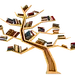 知识树 特色书架png