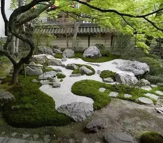 日式庭院，禅意景观
