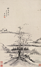 王鉴——款《枯木寒鸦》【丙辰中秋】山水小景 立轴欣赏 | 
明末清初|王鉴(1598-1677)字元照、圆照，号湘碧，染香庵主。擅山水，"四王"之一。早师董其昌，摹古工力很深，笔法非凡。与王时敏、王翚、王原祁并称“清初四王”，添加吴历、恽寿平又称“四王吴恽”，也称“清初六家”，成为画坛正宗。