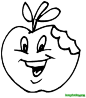 10个可爱的苹果卡通简笔画！如何正确的画一颗苹果-红豆饭小学生简笔画大全