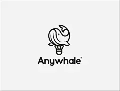 anywhale 鲸鱼 羽毛球 热气球 标志 图标 图形 设计 创意 logo 国外 外国 欣赏