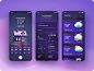 glassmorphism weather app dashboard Website