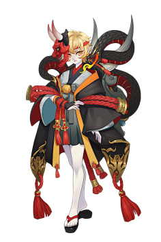 采集到画风——日系 浅调子#和风日系q版# #日韩q版# #日式风# #立绘