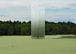 This may contain: an abstract photo of trees in the distance