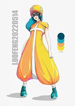 服装设计手绘图 效果图 模特插画 人体比例 漫画动漫人物风格线稿 灵感 配色 素材 原创