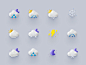 Weatherly 3D Icons