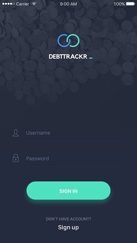 Debttrackr sign in 