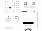 Superminimal UI Kit by Satya Kumar in 35+ Free UI Kits for Web Designers