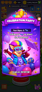 This may contain: an image of a game screen with the title celebration party on it's display