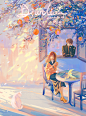 一眼秋天_王点点__插画师作品_涂鸦王国gracg.com