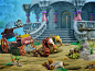 Aquascapes, Evgeny Kudryashov : Backgrounds for i-spy levels. PC game Aquascapes by Playrix.