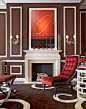 Showhouse Rooms with Red Accents : <p>A showcase for the power of this primary color</p>

