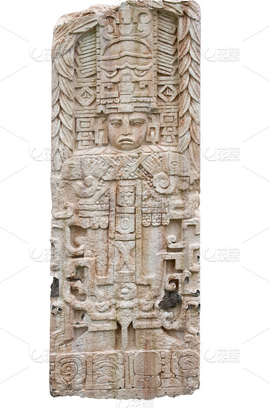 石材,远古的,玛雅文明,垂直画幅,古代文...