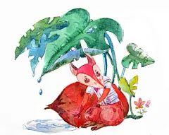 diy相册内页插画