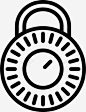 组合锁关闭密码图标 设计图片 免费下载 页面网页 平面电商 创意素材