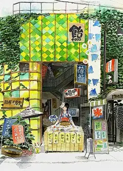 阿瓦尔古丽的相册-日系动漫和插画里的场景