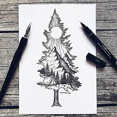 ☆蕉蕉∩_∩采集到插画~线稿