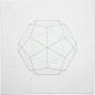 Geometry Daily /
#354 Dodecahedron – Hmm. Platonic solids. So great.