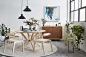 Mota dining chair, Kork buffet