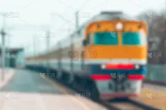 旅客列车-模糊的图像