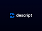 Descript logo animation branding motion design