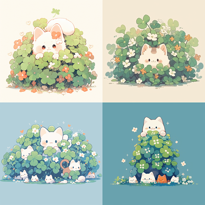 四叶草小猫