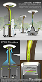 不少人都乐于在街边或公园里的运动器械上锻炼身体，设计师由此设计了这款概念路灯——依靠人们的运动发电的LED路灯。这款路灯绿色环保，而且可以获得一举两得的效果，非常值得推广。