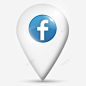 脸谱网地图Facebook的图标 平面电商 创意素材