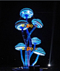 大型互动灯光雕塑“魔菇”大放异彩