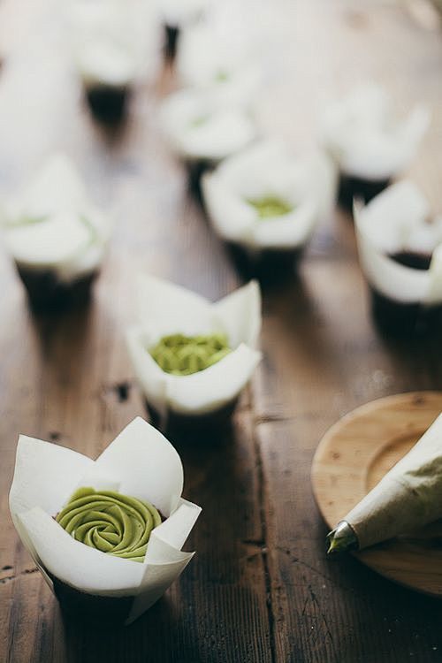 Green Tea Cupcake