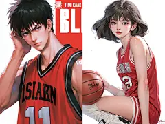 灌篮高手～流川枫与晴子