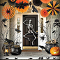halloween decorations | Stony Decoration Halloween Graveyard Ideas | Bawa Home Tips