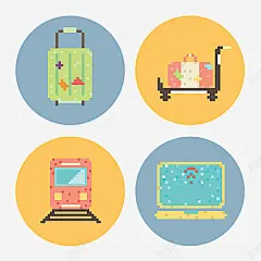 手绘标志出行 页面网页 平面电商 创意素材