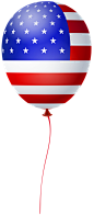 American Balloon PNG Clipart