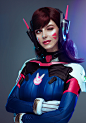 Cosplay art Photography  portrait mekeup Games CG retouch