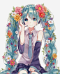 初音未来，二次元少女