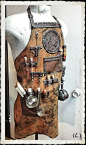 Leder Schürze Alchemist Steampunk reserviert von ILeatherCraft: 