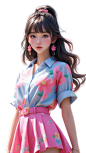 AI美女#模特#美女#PNG