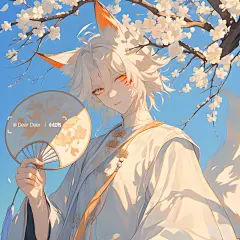 古风男生头像｜帅气男头｜温柔系白发公子，狐 - 小红书