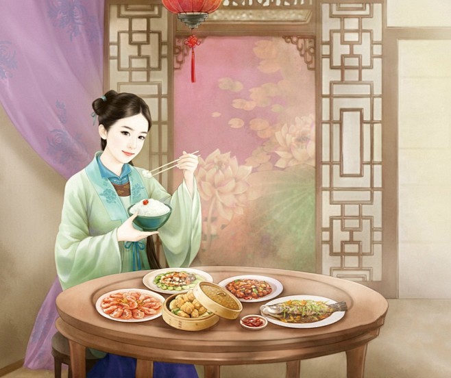 【餐 】白酒醇酽鲈鱼鲜；菰米如珠炊正熟。