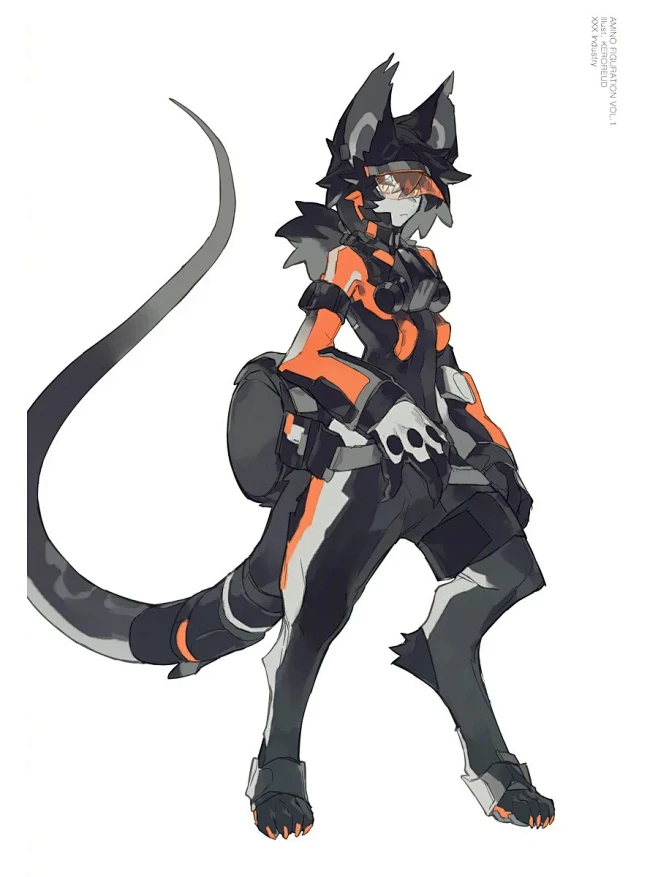 又酷又可爱的黑暗机能风furry兽设_16_正版煎饼果子_来自小红书网页版-花瓣网